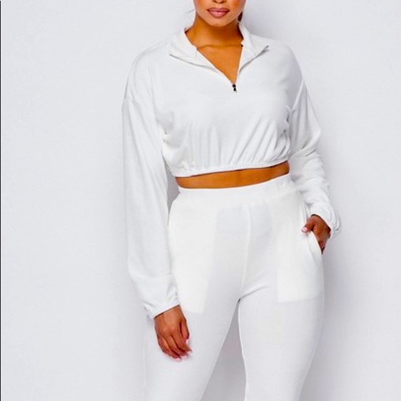 Two piece white set - Picture 2 of 4